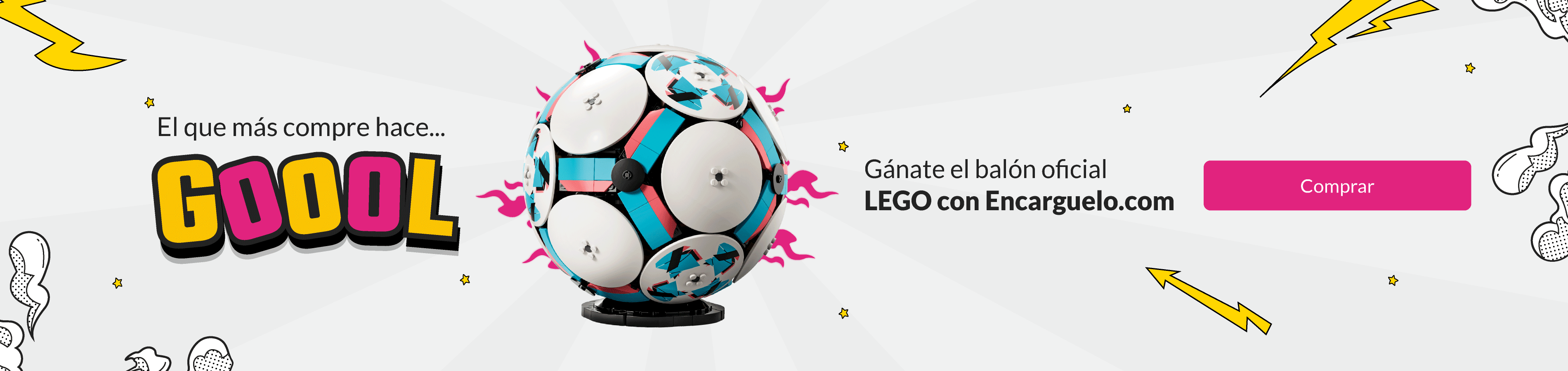 Gánate el balón oficial LEGO con Encarguelo.com