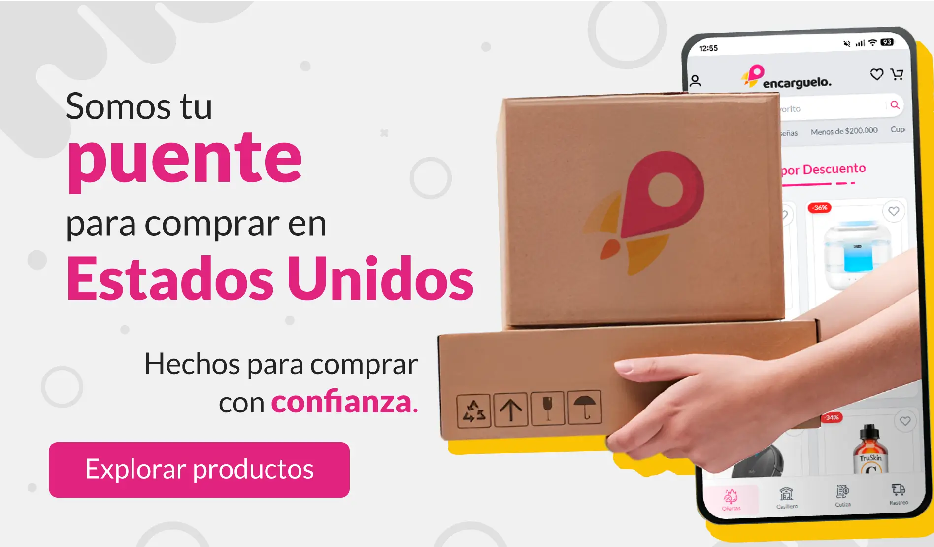 Somos tu puente para comprar en Estados Unidos