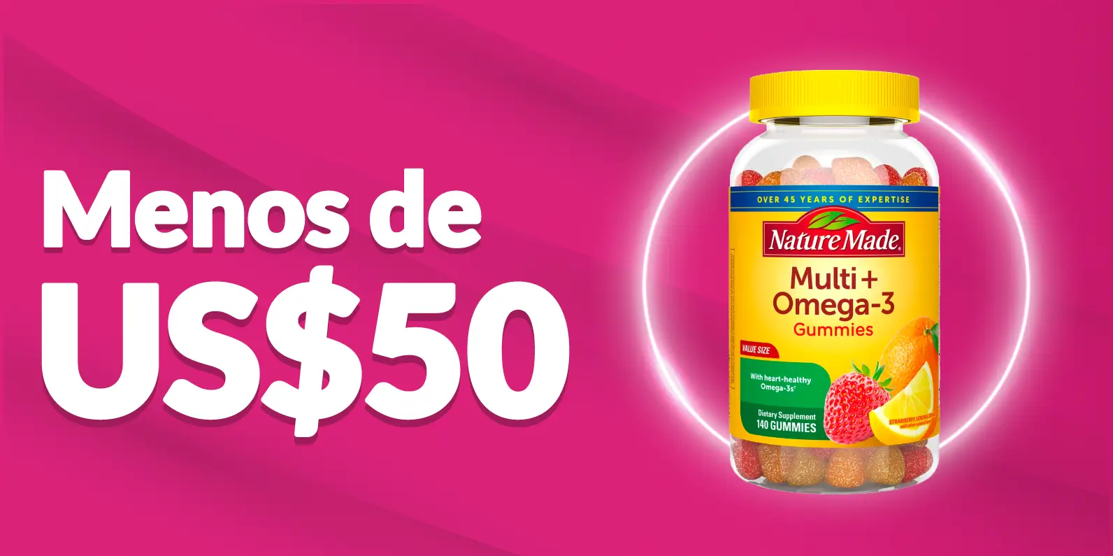 Menos de US$50