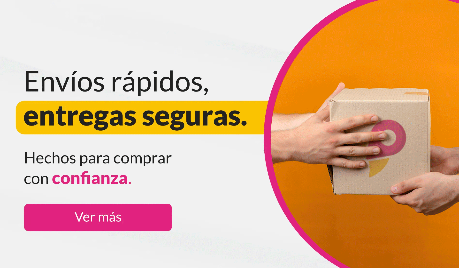 Envíos rápidos, entregas seguras.